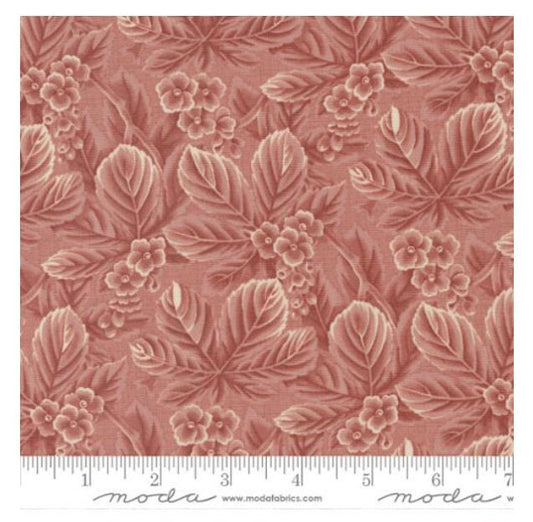 One Holiday Tree Skirt "Chateau De Chantilly Amelie Florals Leaf Clay" By Moda Fabrics. French General. Handmade Christmas Tree Skirt.
