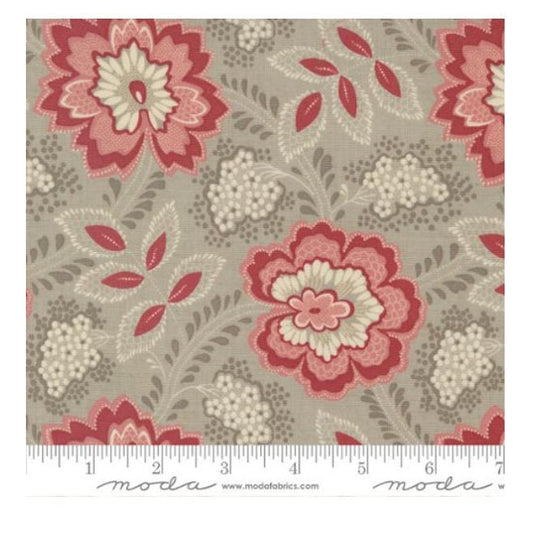 One Curtain Panel "Chateau De Chantilly Orleans Florals Roche" By Moda Fabrics. French General. Elegant Handmade Window Treatments