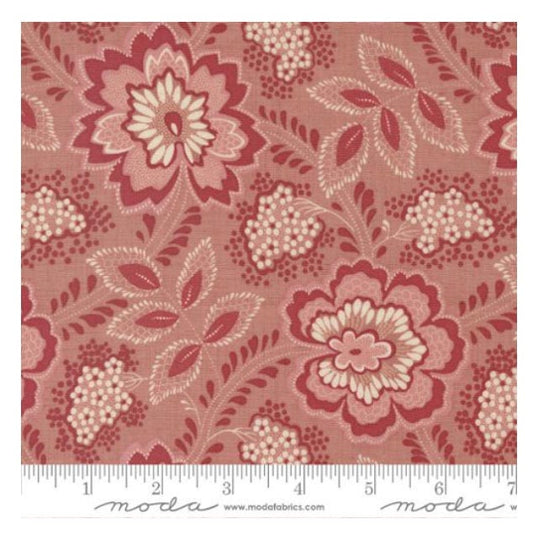 One Holiday Tree Skirt "Chateau De Chantilly Orleans Florals Clay" By Moda Fabrics. French General. Handmade Christmas Tree Skirt.