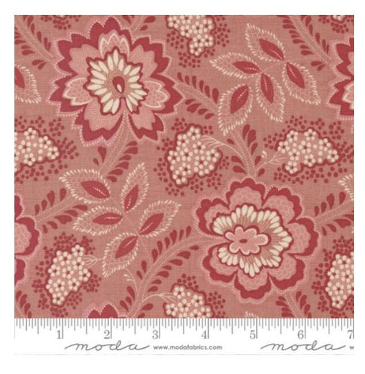One Curtain Panel "Chateau De Chantilly Orleans Florals Clay" By Moda Fabrics. French General. Elegant Handmade Window Treatments