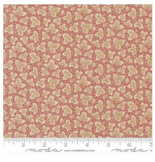 One Holiday Tree Skirt "Chateau De Chantilly Cloute Blenders Leaf Clay" By Moda Fabrics. Handmade Christmas Tree Skirt.
