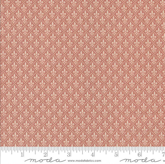 One Holiday Tree Skirt "Chateau De Chantilly Conde Blenders Fleur De Lis Clay" By Moda Fabrics. Handmade Christmas Tree Skirt.