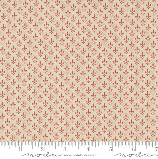 One Holiday Tree Skirt "Chateau De Chantilly Conde Blenders Fleur De Lis Pearl" By Moda Fabrics. Handmade Christmas Tree Skirt.