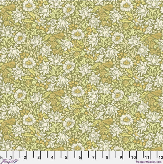 One Curtain Panel "Mallow - Multi Buttermere" William Morris Fabric. Custom Handmade to Order Window Treatments.